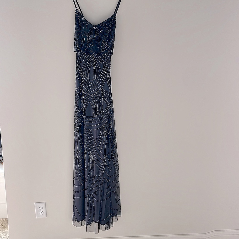 Silver Fancy Outing Dress
